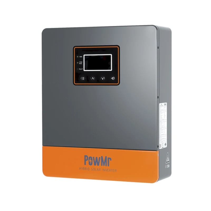 PowMr 7KW Hybrid-Solarwechselrichter 48V 220V Off-Grid-Wechselrichter WIFI mit MPPT 135A Solar-Batterieladegerät, parallelisierbar mit bis zu 6 Einheiten für Blei-Säure- und LifePO4-Lithium-Batterien