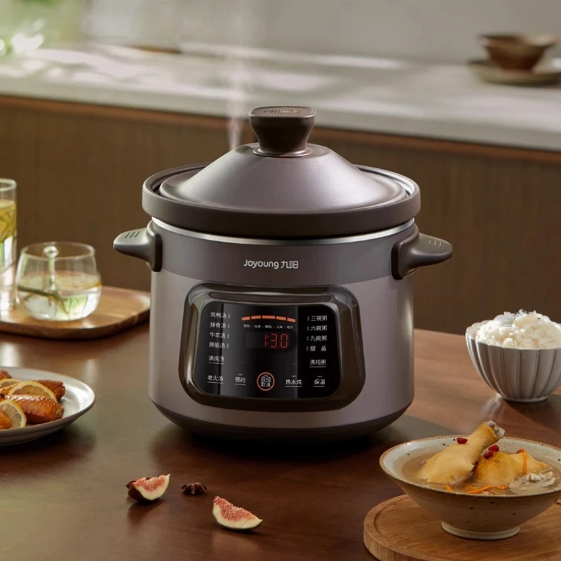 

Electric stew pot soup stew household Congee cooking artifact, ceramic purple sand full-automatic electric casserole