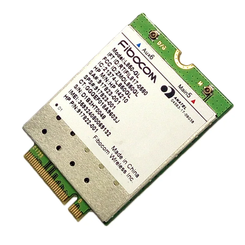 L850-GL LT4210 FDD-LTE TDD-LTE 4G Card 4G Module SPS,917823-001 for 430 440 450 G5 Notebook