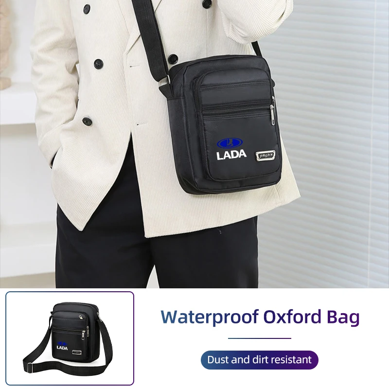 Car Shoulder Bag Sports Crossbody Bag Travel Backpack Men's Chest Storage Accessories For Lada 2110 2114 Largus 2112 110