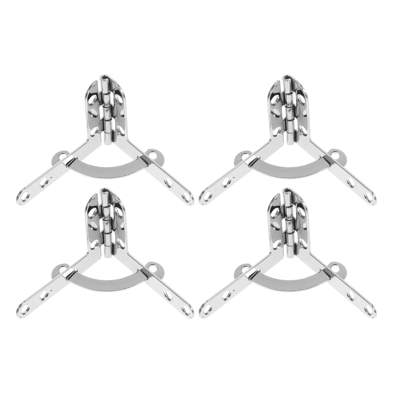 

1 set Thickened Alloy Right Angle Hinges for Wooden Boxes Silver 31x43 Durable Reliable Furniture Hardware Box Hinges Wooden Box