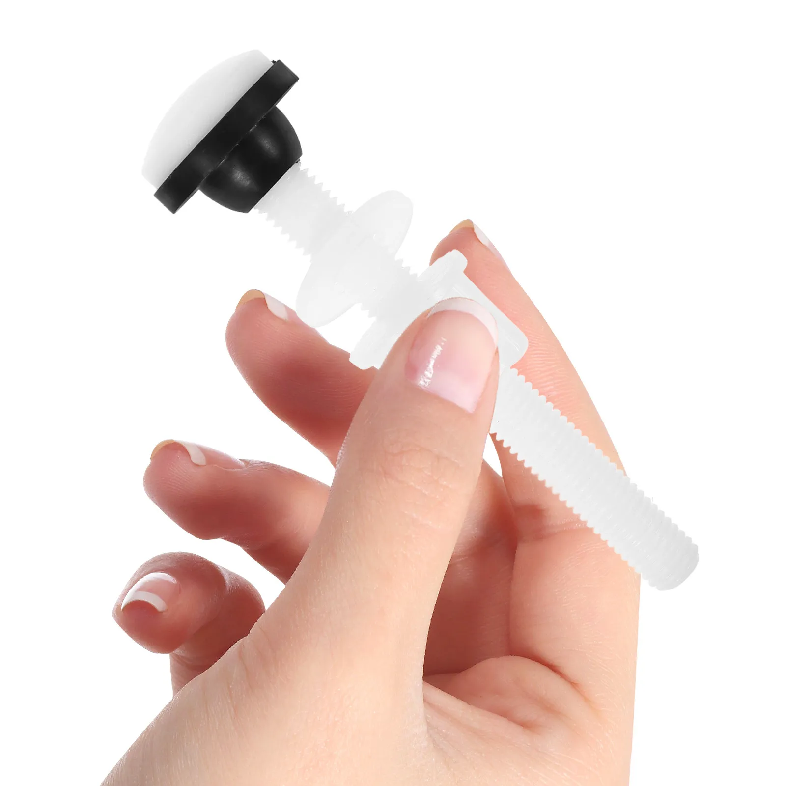 

Pom Toilet Tank Bolts Replacement Kit Gasket Durable Leakproof Fastening Set For Universal Toilet Tank Repair Parts