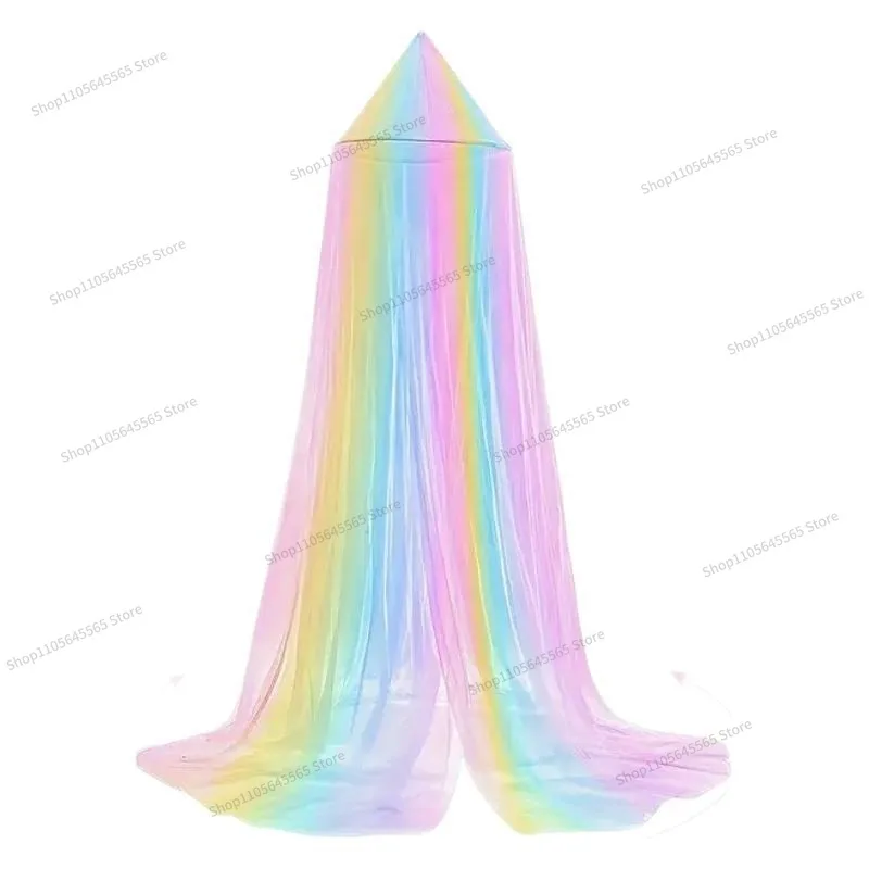 Dome Shaped Mosquito Net, Indoor Suspended Ceiling, Anti Mosquito Color, No Installation, Mosquito Net, Encrypted Mesh Tent