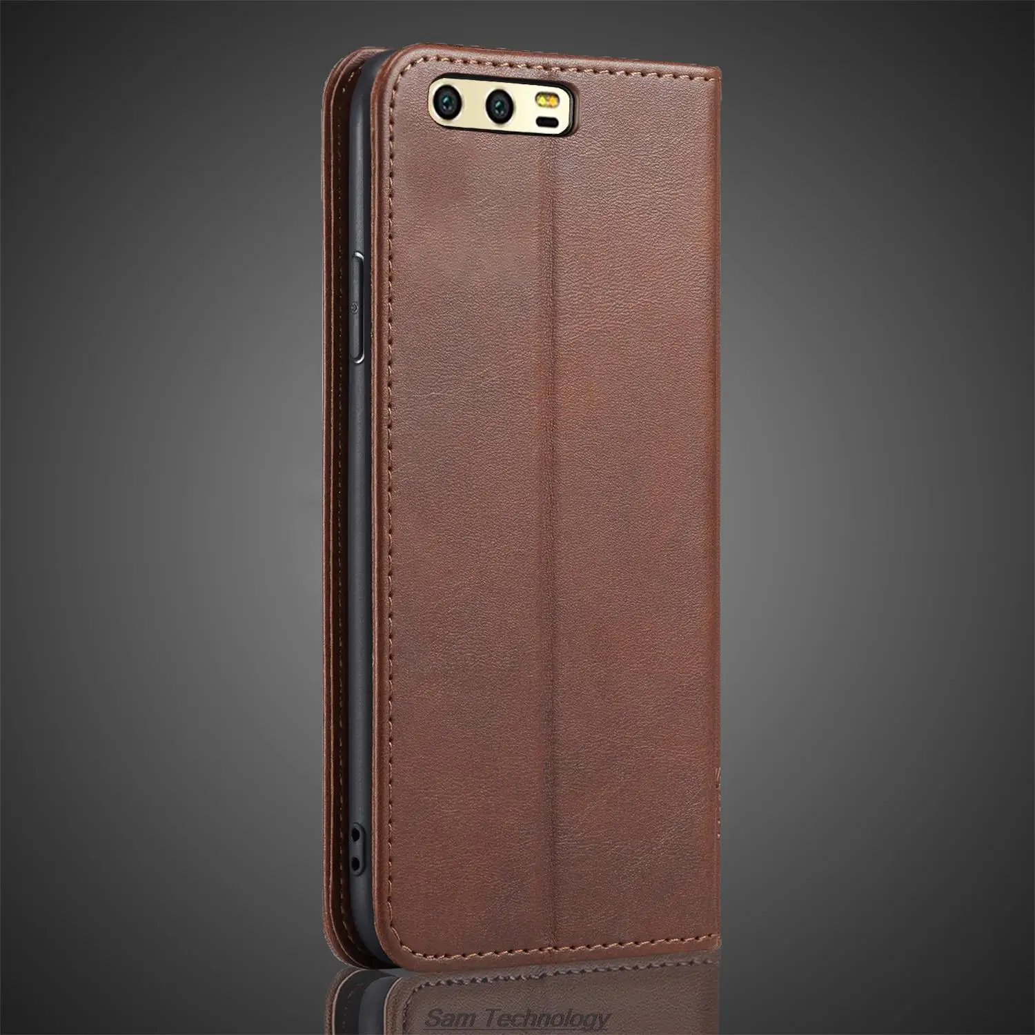 Magnetic attraction Leather Case for Huawei Honor 9 Honor9 STF-L09 Holster Flip Cover Case Wallet Phone Bags Fundas Coque