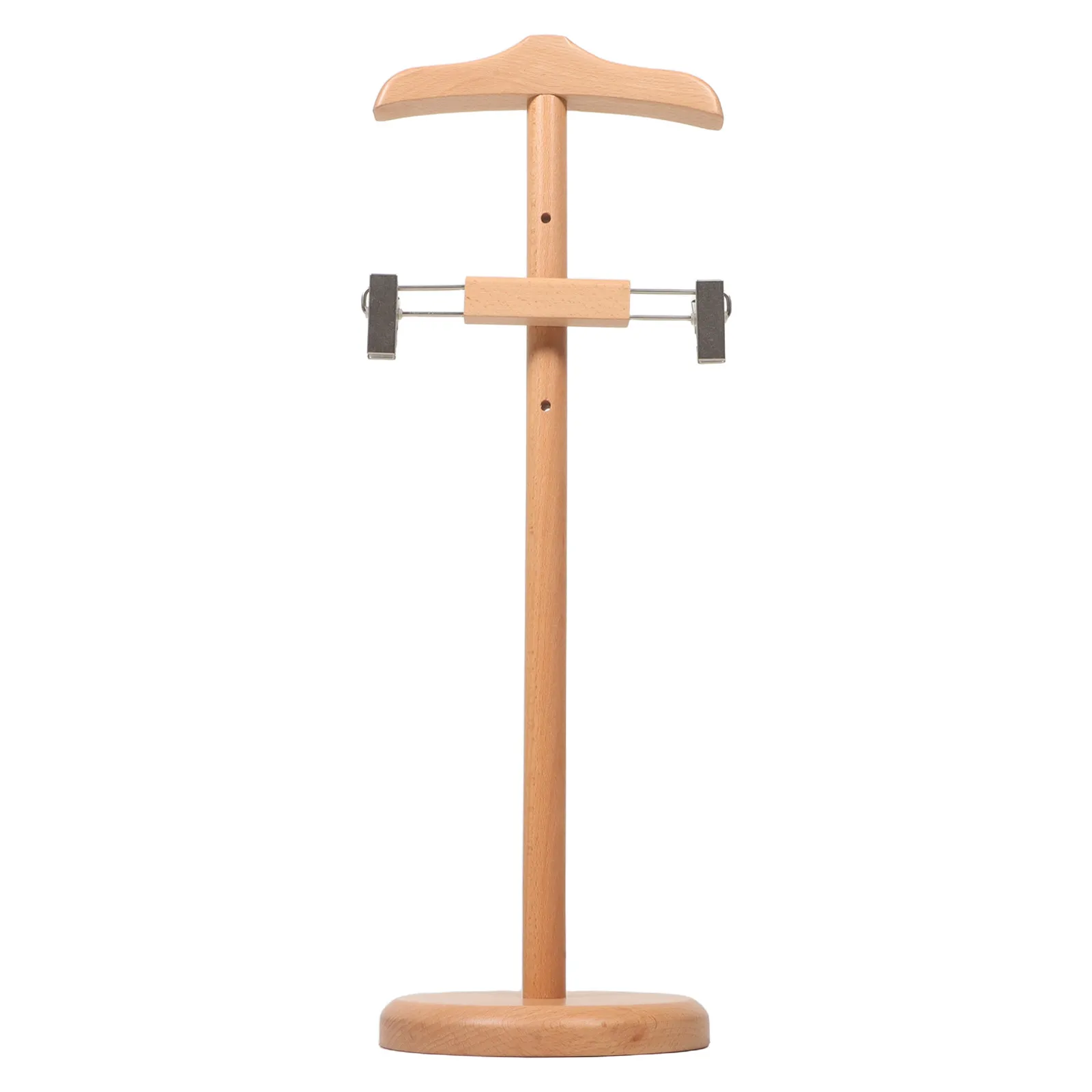 Adjustable Height Baby Clothes Display Stand Wooden Kids Clothing Rack Beech Wood Toddler Clothes Holder Baby Shower Clothing view 5