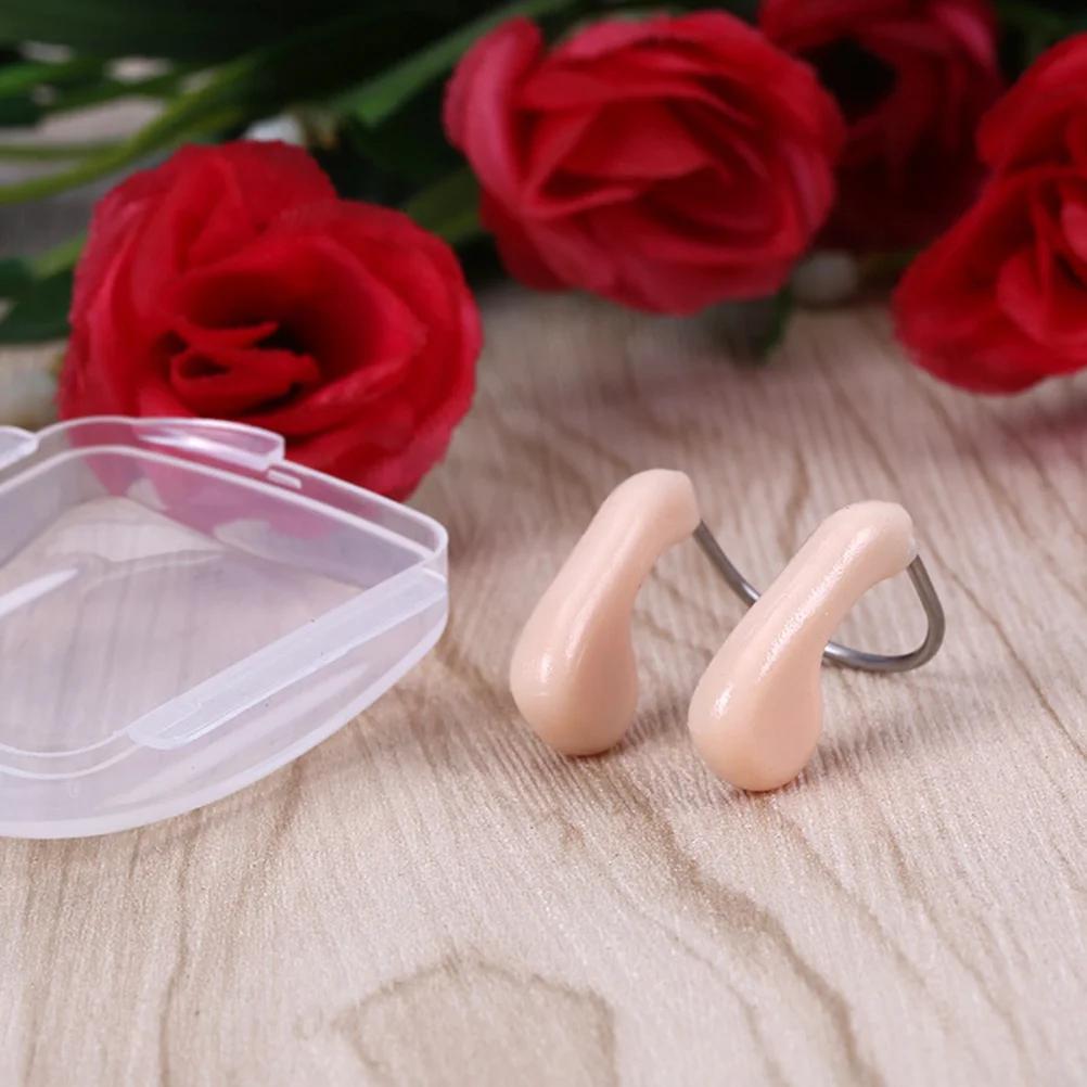 

2Pcs Waterproof Nose Clip Tpr Padded Swim Nose Clip for Adults Reusable Anti-Choking Protection Underwater Swimming Pool Diving