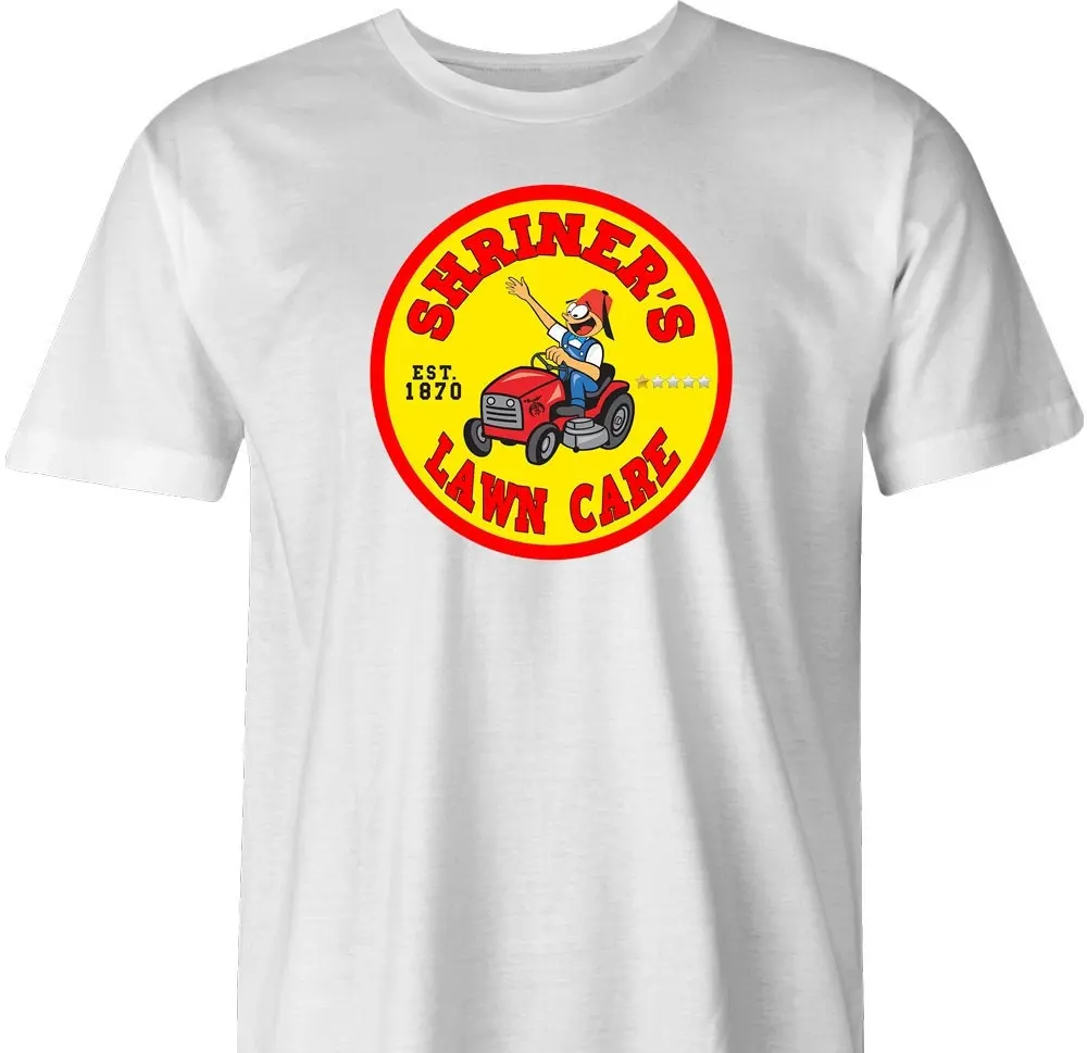 Shriners Lawn Care By Bigbadt T Shirt Com Free Usa Shipping Funny Shriner'S Parody The Landscaper