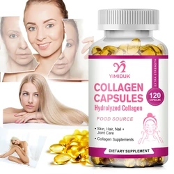 Powerful Marine Collagen - With Hyaluronic Acid, Biotin 2500mg Complex-Hydrolyzed Type 1-With Vitamins & Minerals