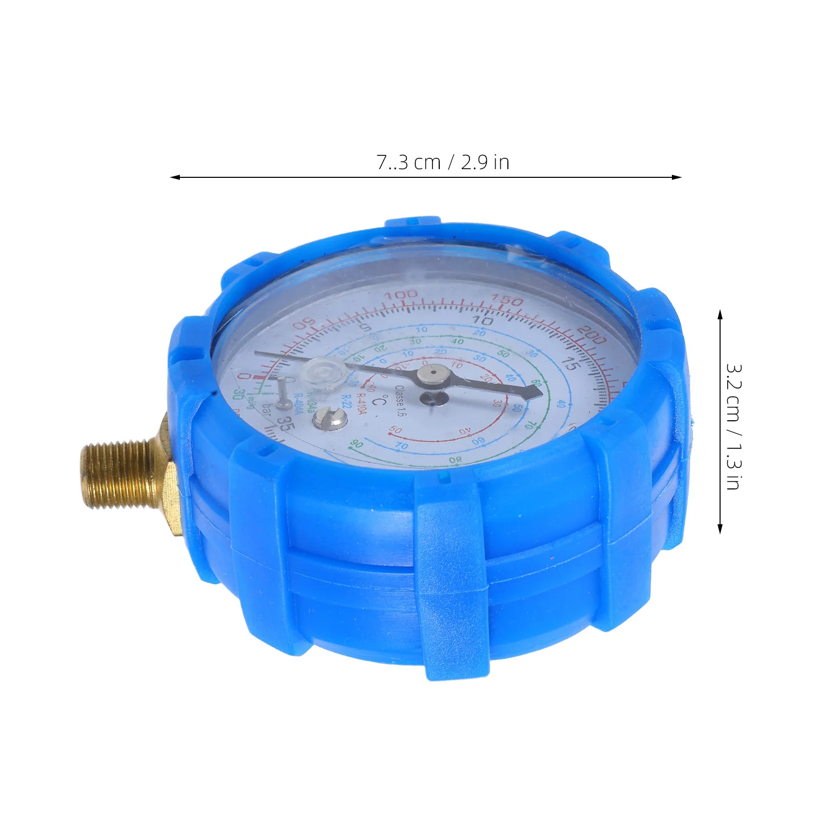 Fluorine Gauge Head High Precision Ac Pressure Measurement Tool For Automotive Cooling System Hvac Manifold Gauge Set, Car