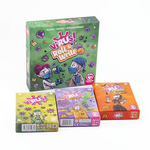 Best Selling Correct Version 2026 Virus Halloween Card Game &amp; Monster Expansion Deck with New Treatment Cards for Party