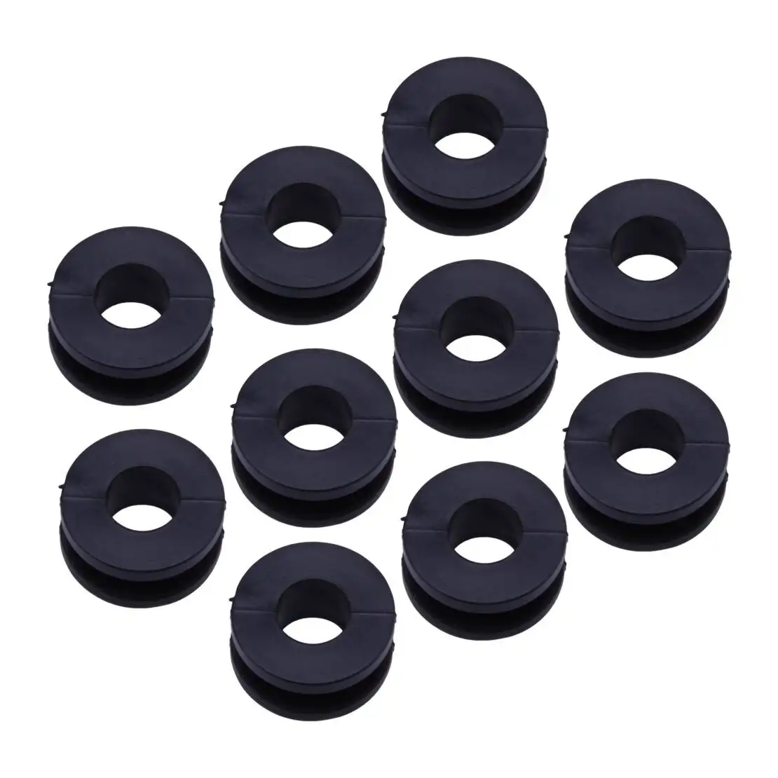 10pcs Rubber Side Cover Fairing Cowling Grommet Black Fit for Honda Goldwing GL1000 GL1200 GL1500 CBR250R CBR600RR CBR1000RR