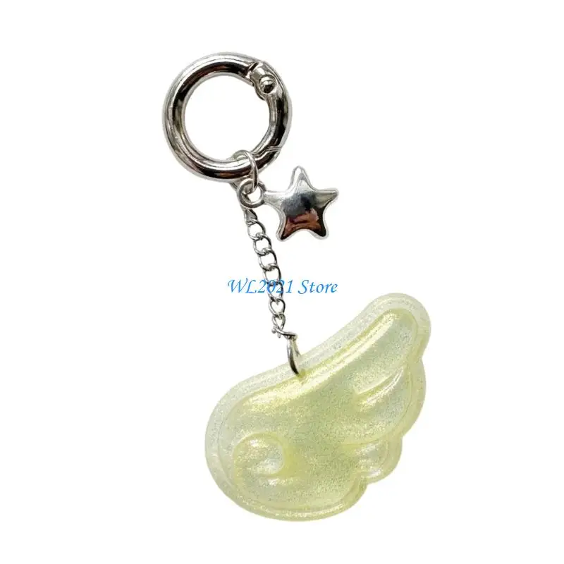 G5GC Angel Wing Charm keychain acrylic acrylic arcoration decoration digoration daily user