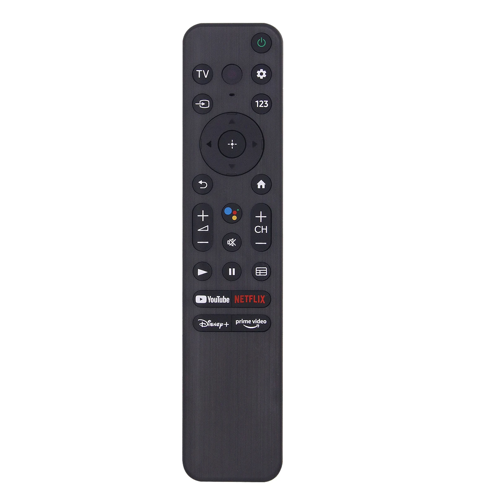 RMF‑TX800U Replacement TV Remote Control, 4 Shortcut Hotkeys YouTube Netflix Disney+ Prime Video, For Bravia Smart TV