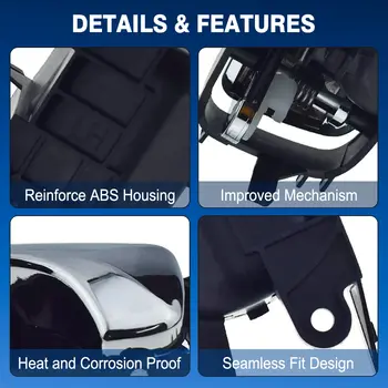 適用於雪佛蘭Optra/Lacetti和鈴木Forenza旅行車/五門掀背車(2004-2007款)的左右內門把手 96548092 96548093 8 最佳銷售 雪佛蘭Optra車門把手 - №3