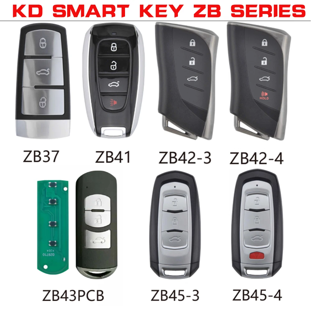 KEYDIY KD Smart Key ZB Series Original Key Universal Fob ZB37 ZB41 ZB42-3 ZB42-4 ZB32-4 ZB33-3 ZB34-5 ZB35 ZB36