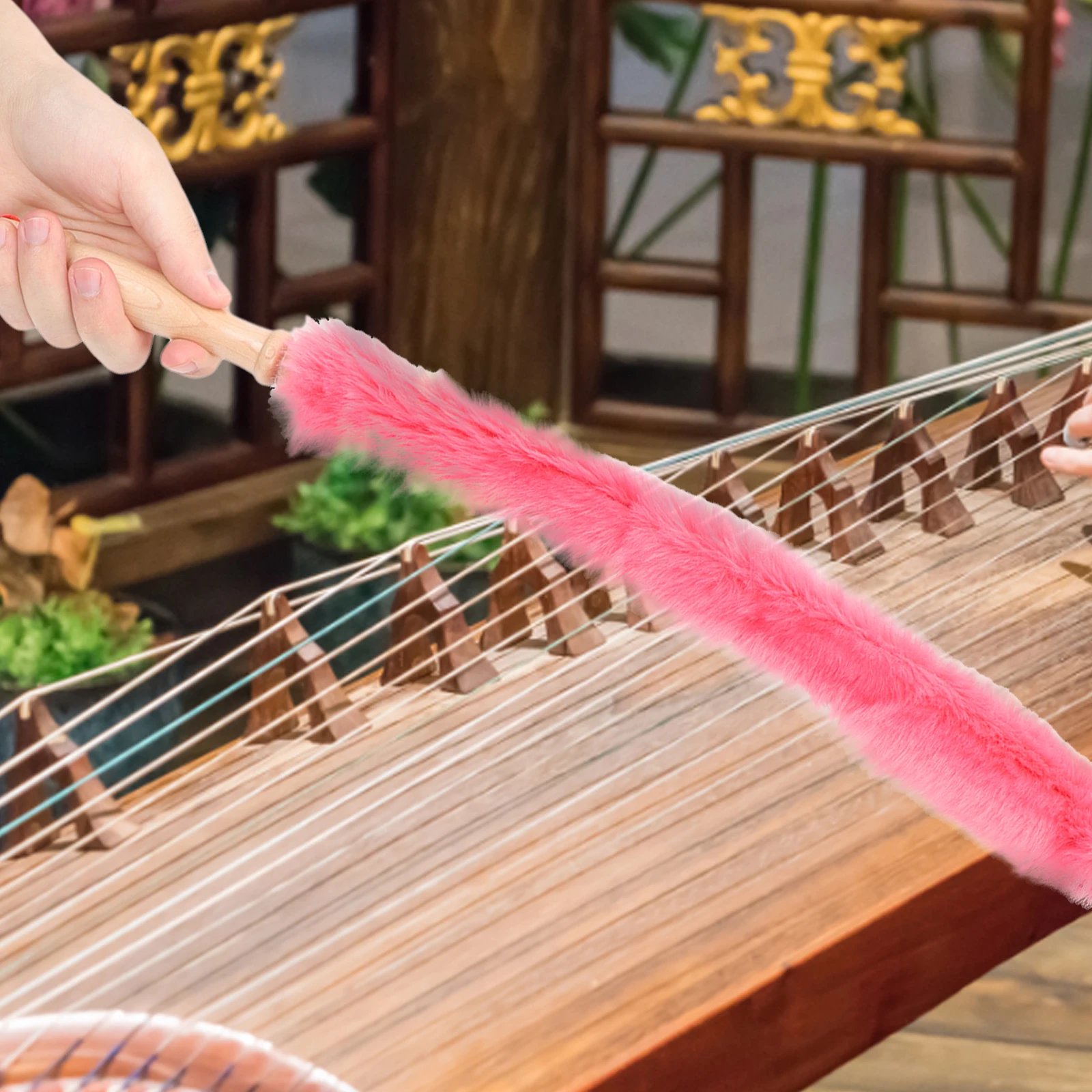 

Cleaning Brush Guzheng Instrument Cleaner Dust Sweeping Soft Accessories Musical Pipeline Bride