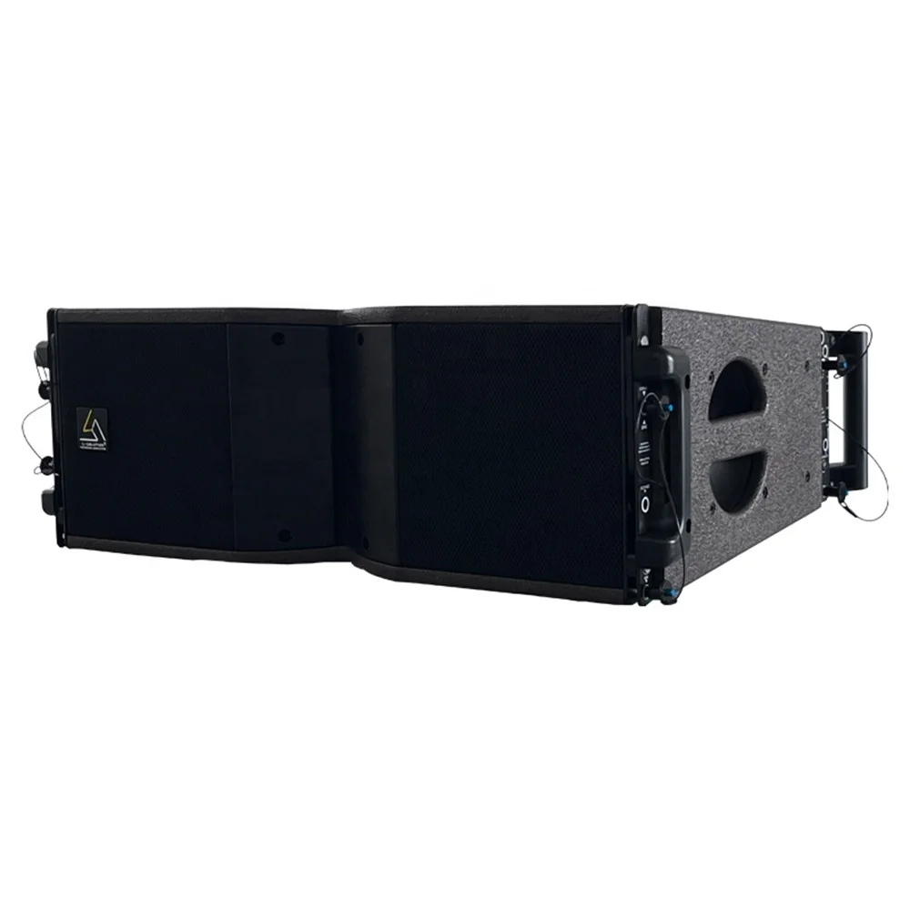 L-SOLUTION K208-A Professional Active Line Array Speakers With 500W/2000W Output Power Plywood Cabinet