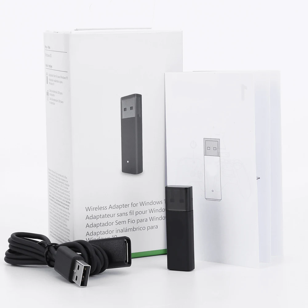 محول لاسلكي لاستقبال USB لأجهزة إكس بوكس ون ، بلوتوث ، وحدة تحكم ثانية ، إكس بوكس سيريز إكس ، إس ، لاب توب ، بيسي ، ويندوز 10 ، 8 ، 7