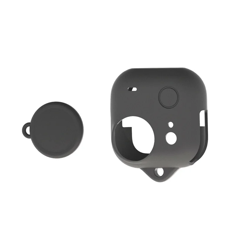 Y58a capa protetora do corpo da câmera para insta360 go uitra capa protetora polegar câmera silicone acessórios de proteção com lente ca