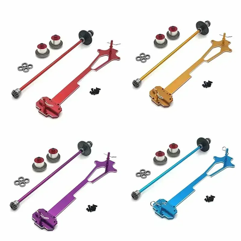 

Для Wltoys 124007 124016 124017 124018 124019: Центральный приводной вал в сборе, редуктор, шестерня двигателя 27T, запчасть для тюнинга радиоуправляемых машин 1/12