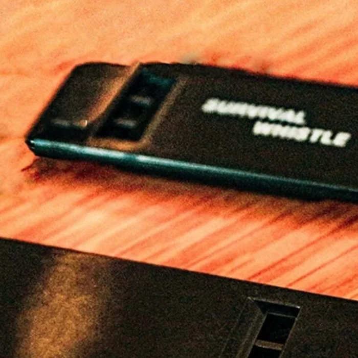 Apito de sobrevivência ao ar livre, apito salva-vidas, primeiros socorros, alto passo, alta frequência, alívio de terremoto