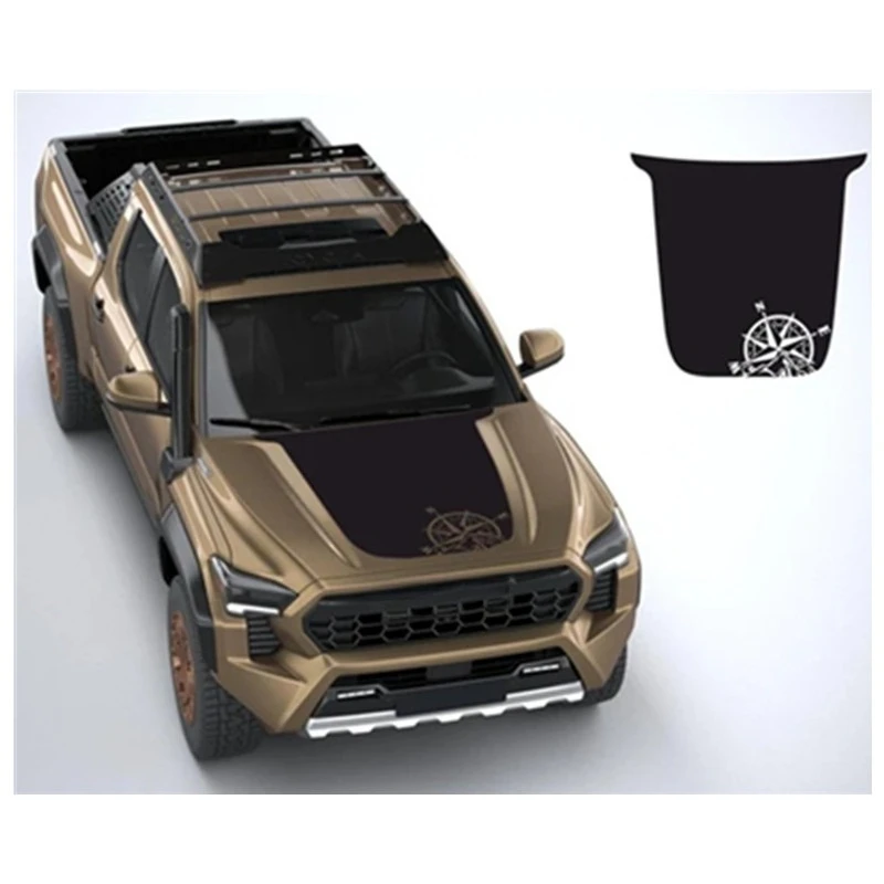 

Car Vinyl Stickers FOR Toyota Tacoma 2024-2025 hood appearance sporty and fashionable professional decal