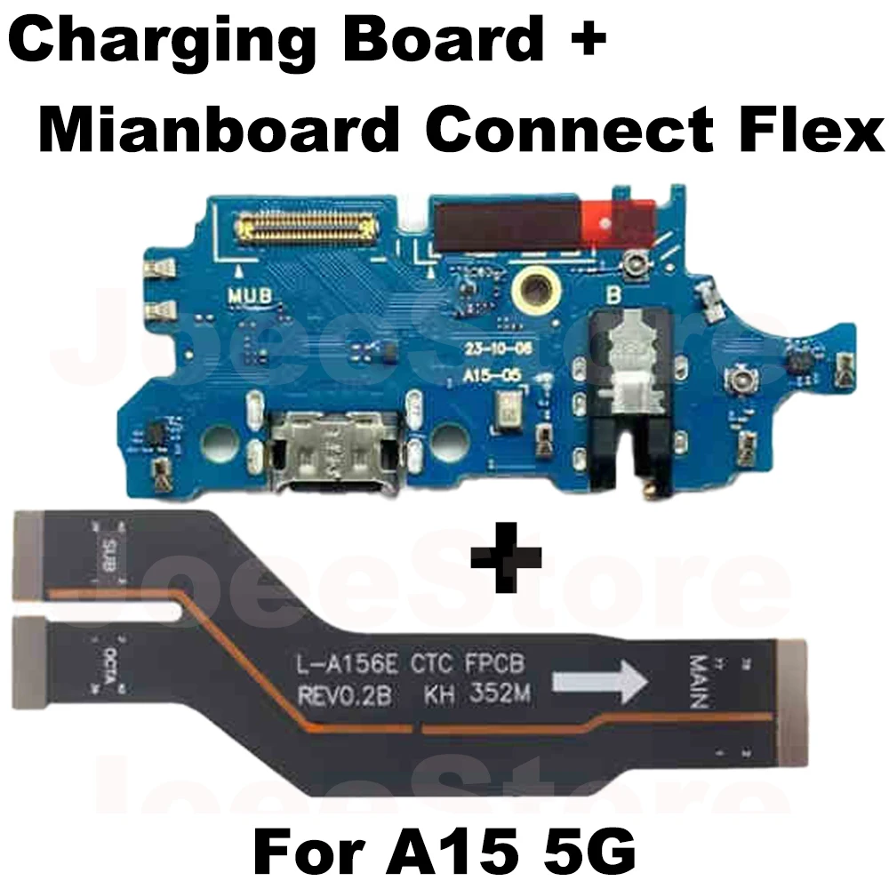 Charging Port Board For Samsung Galaxy A15 A25 A35 A55 5G A05 A05S Fast Charge Motherboard Connect Charging USB Dock Flex Cable