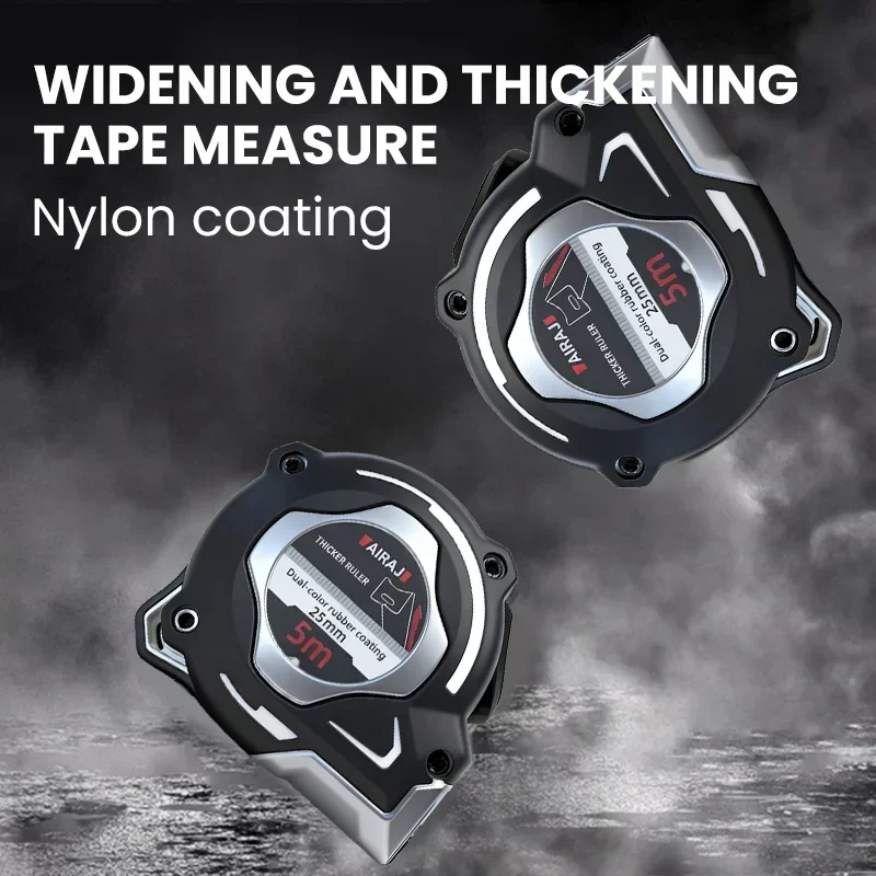 AIRAJ 3/5/7.5/10 متر متري وشريط القياس الإمبراطوري قابل للسحب متري حاكم النجارة مسطرة قياس أداة مقياس على الوجهين #3