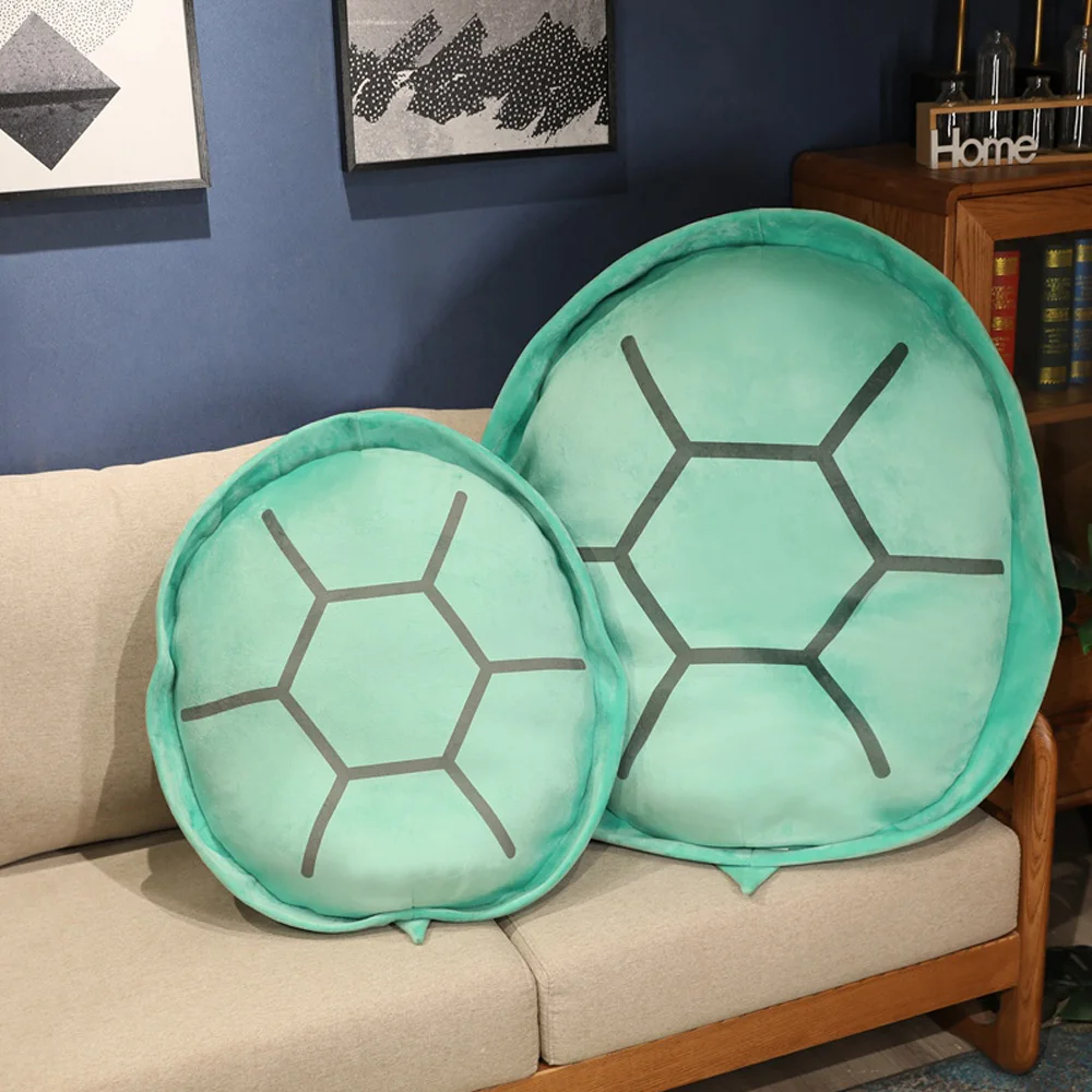 Wearable Vest Turtle Shell Pillows Cosplay Anime Giant Turtle Stuffed Animal Plush Toys Costume for Animal Cosplay Halloween