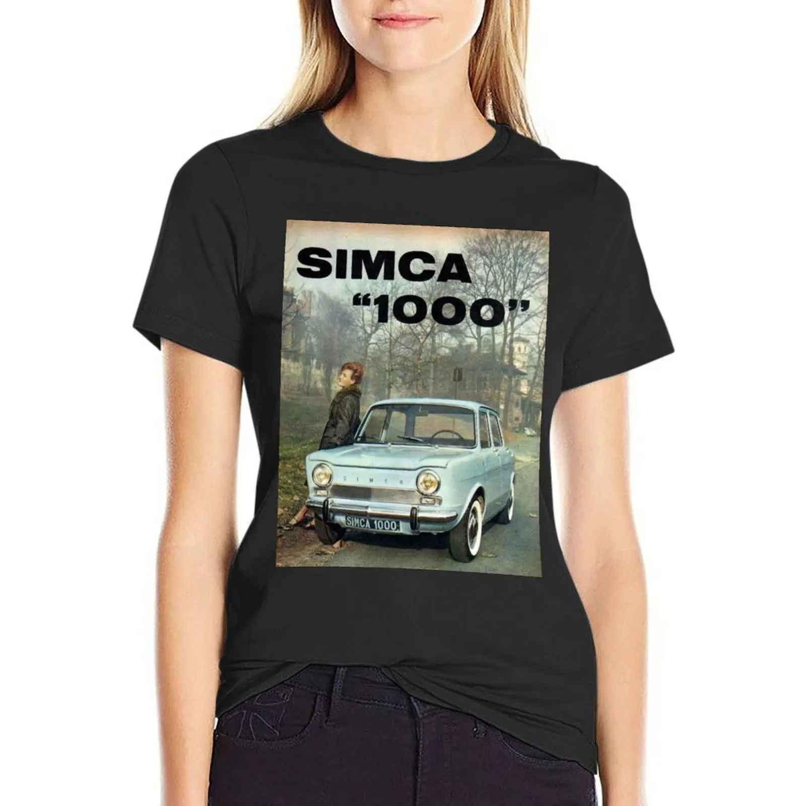 

Simca 1000 T-Shirt plus sizes aesthetic clothes female luxury designer clothing Women