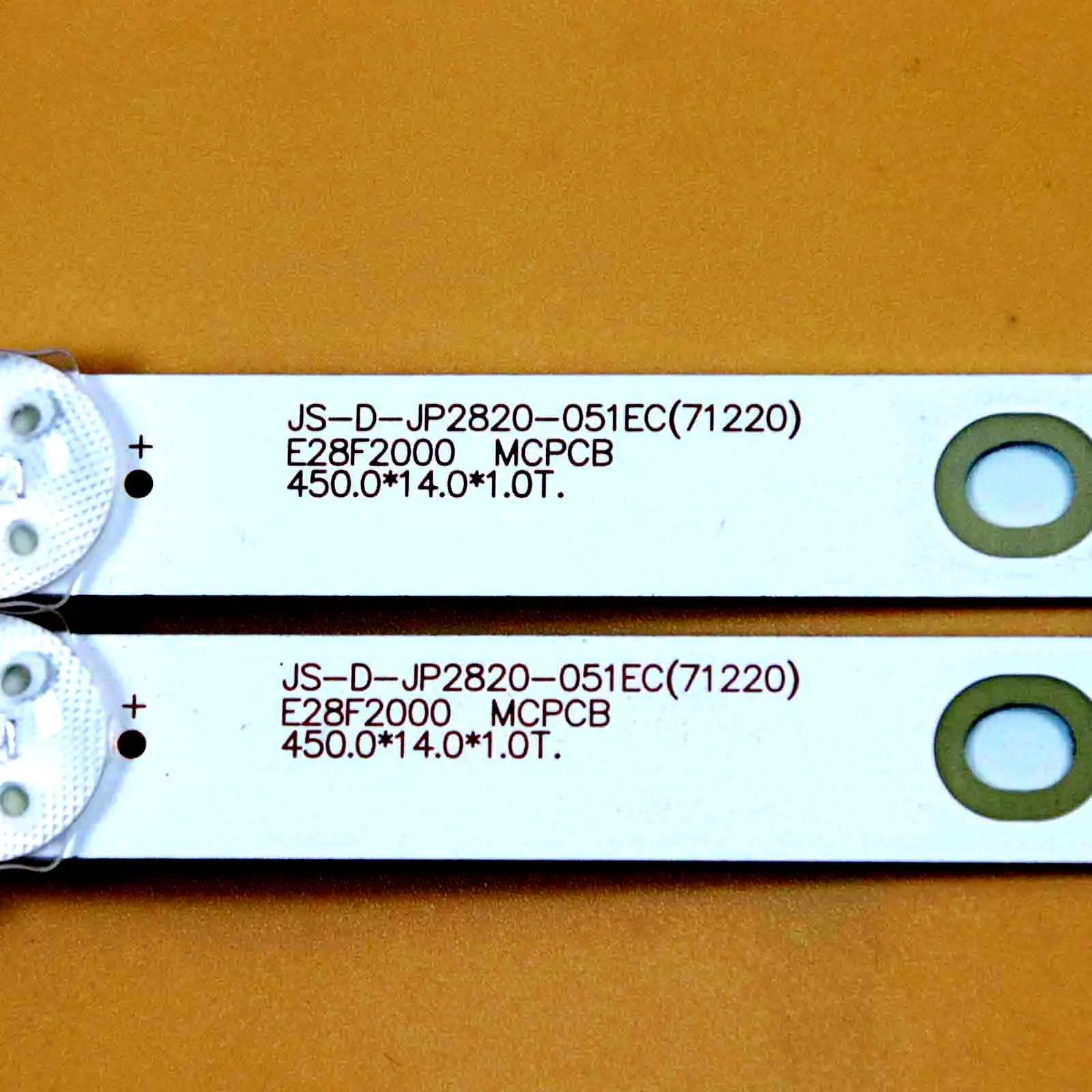 Kits de barras de carriles LED de TV para BBK 28LEM-1044/T2C Orion OLT-30100 tiras de retroiluminación JS-D-JP2820-051EC(60416) cintas de matriz E28F2000