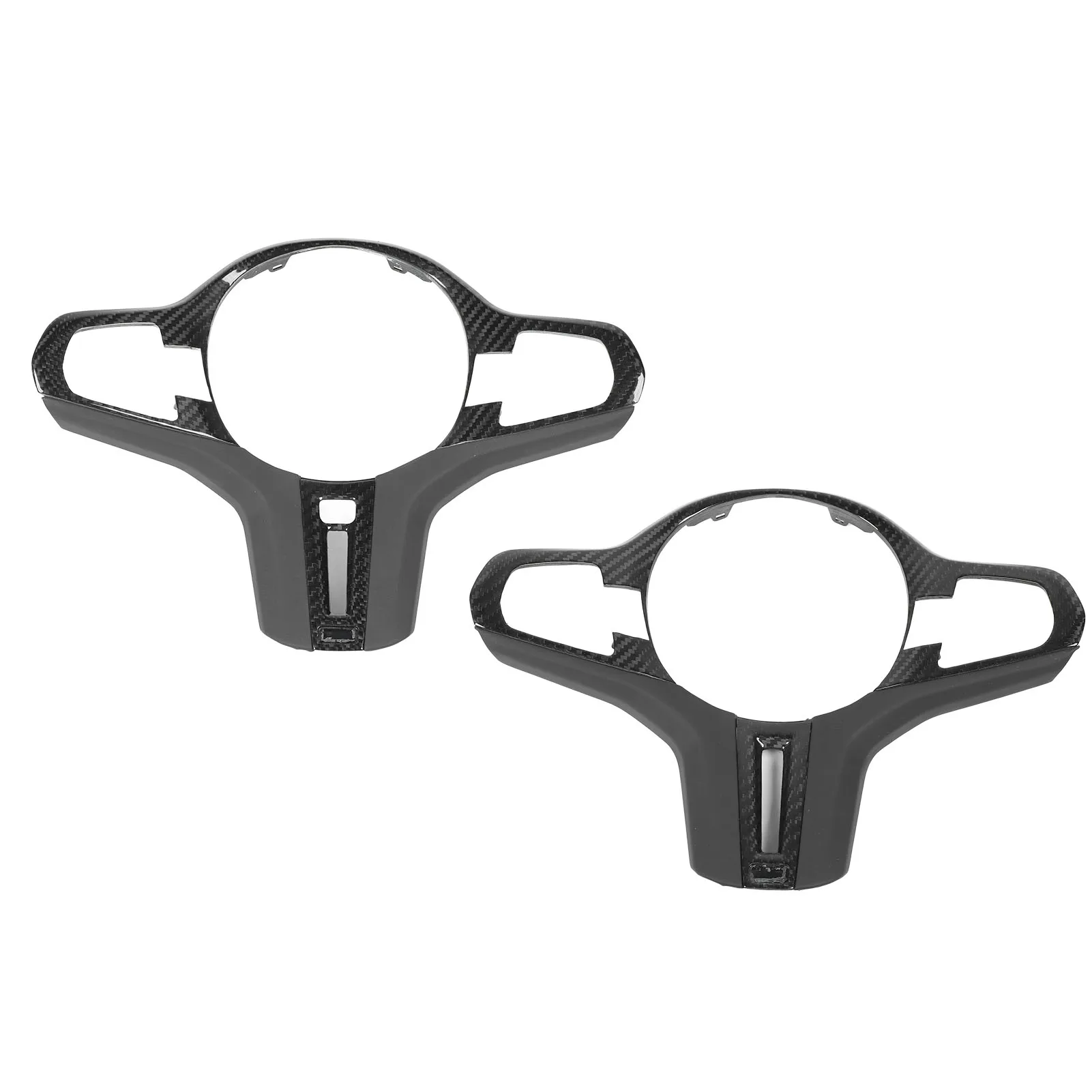 

Car Steering Wheel Frame Carbon Fiber Texture Comfortable Grip Anti-Oxidation Decorative Cover for Auto