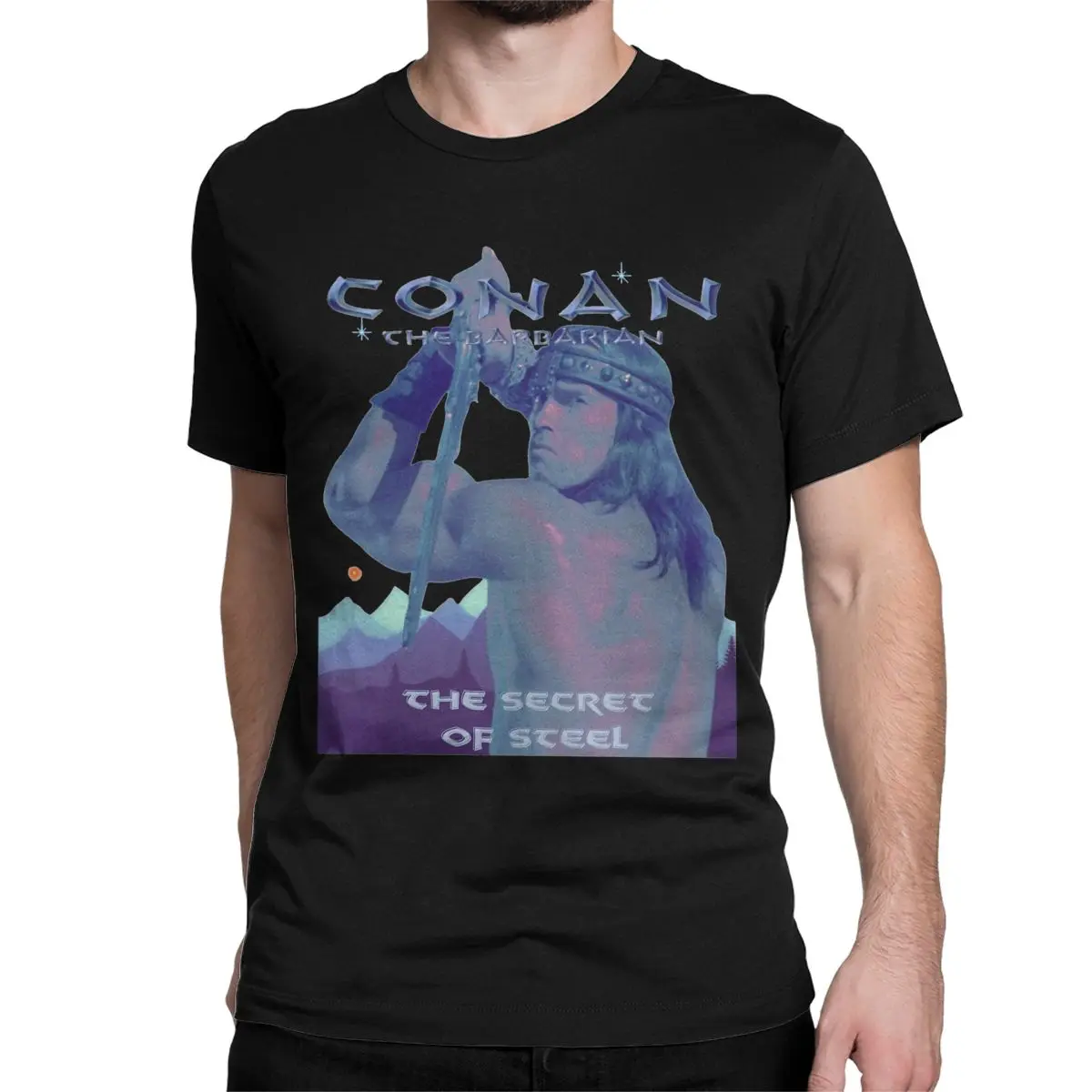 Men Women CONAN THE BARBARIAN Movie T Shirts Conan The Barbarian 100% Cotton Top Novelty Short Sleeve Crewneck Tee Shirt T-Shirt