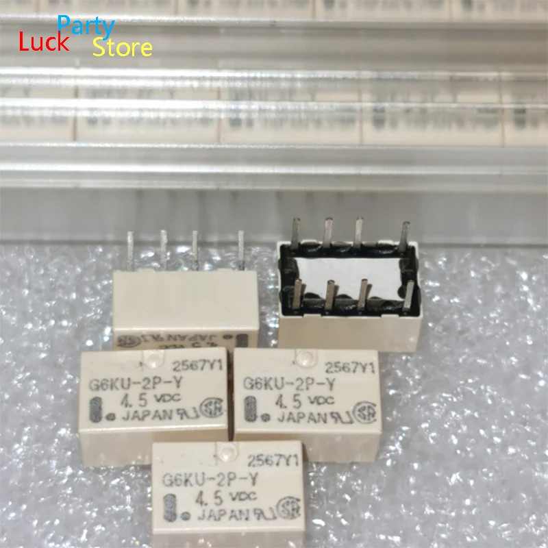 10 Pcs 20  Pcs/Lot Brand New G6K-2P-Y 3VDC G6K-2P-Y 4.5VDC G6K-2P-Y 5VDC two open two Close 1A 8-pinal Relay