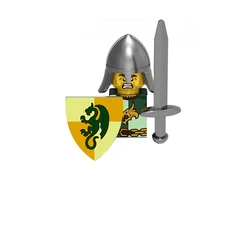 Medieval Military Figures Building Blocks Spartan Warrior Crusader Parts Knight Weapon Roman Sword Accessories Children's Toys