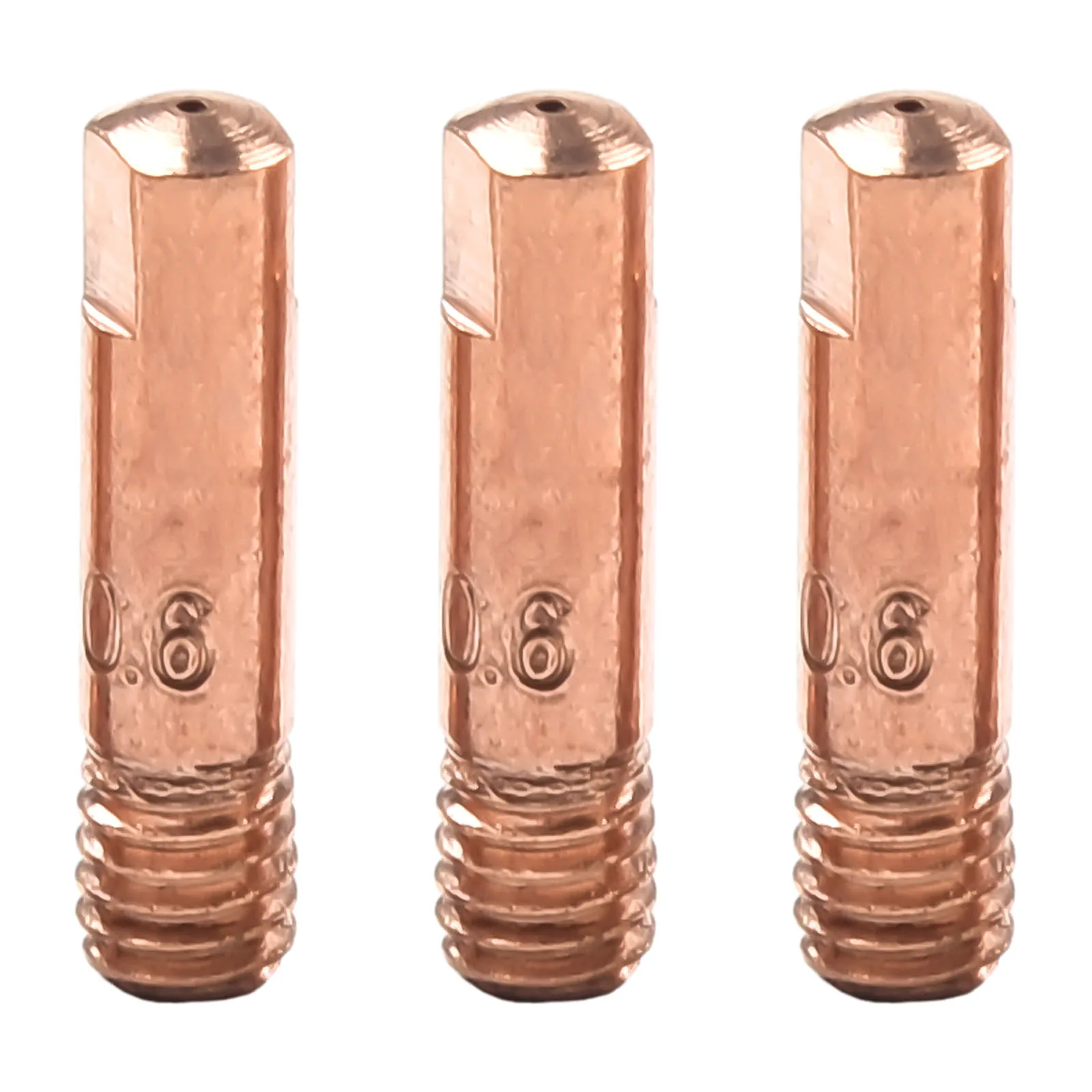 5PCS MIG Welding MB15 15 AK Contact Tip 0.6 0.8 0.9 1.0 1.2mm Mig Contact Tip Consumables Guard Nozzle Contact Tips