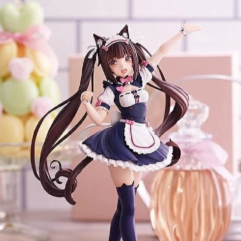 

Nekopara Anime PVC Figure - Chocolate & Vanilla Cat Girls Bishoujo Statues Kawaii Decor Collectible Toys Gift for Fans