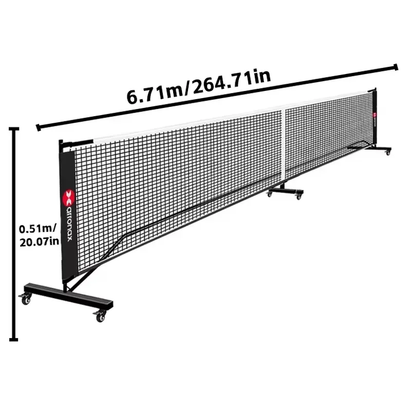 Arronax Portable Pickleball Net 22x36 Inch with Wheels Easy Setup Foldable Practice Net for Backyard Family Outdoor Training