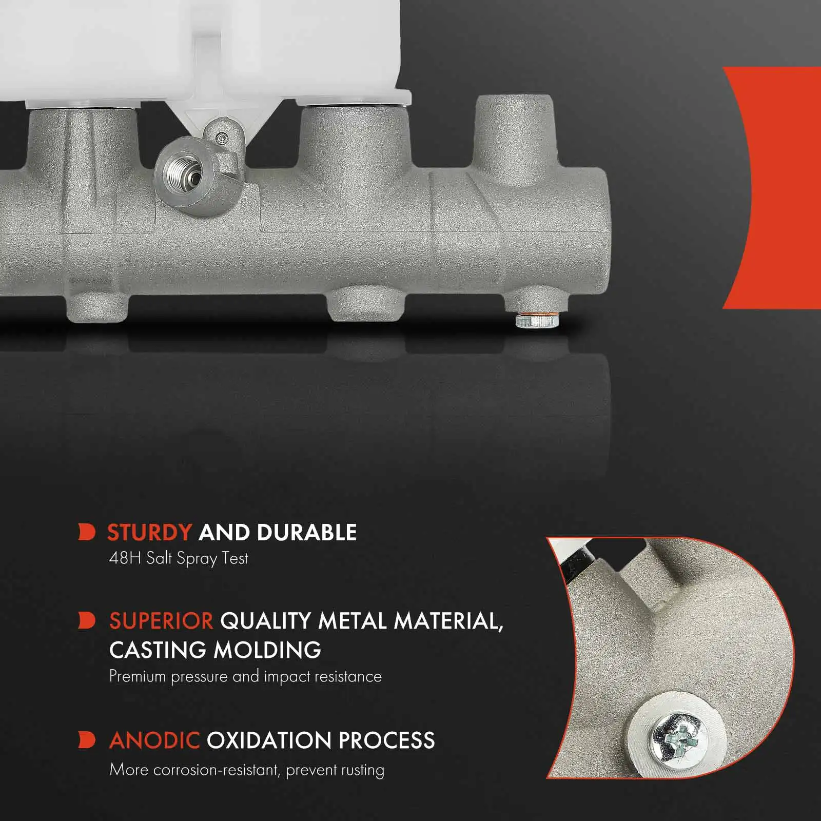 A-Premium Brake Master Cylinder with Reservoir for Toyota RAV4 1997-2000 Automatic Transmission 4-Wheel ABS Brake