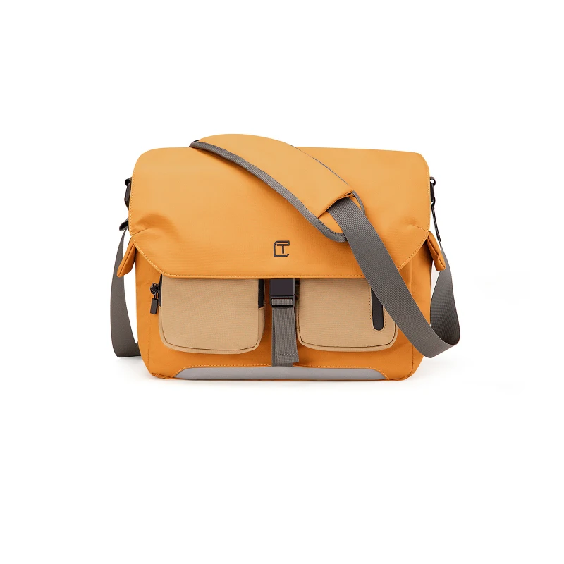 

TANGCOOL Large Capacity Men Crossbody Messenger Bag Multi Pocket Waterproof Adjustable Casual Shoulder Bag