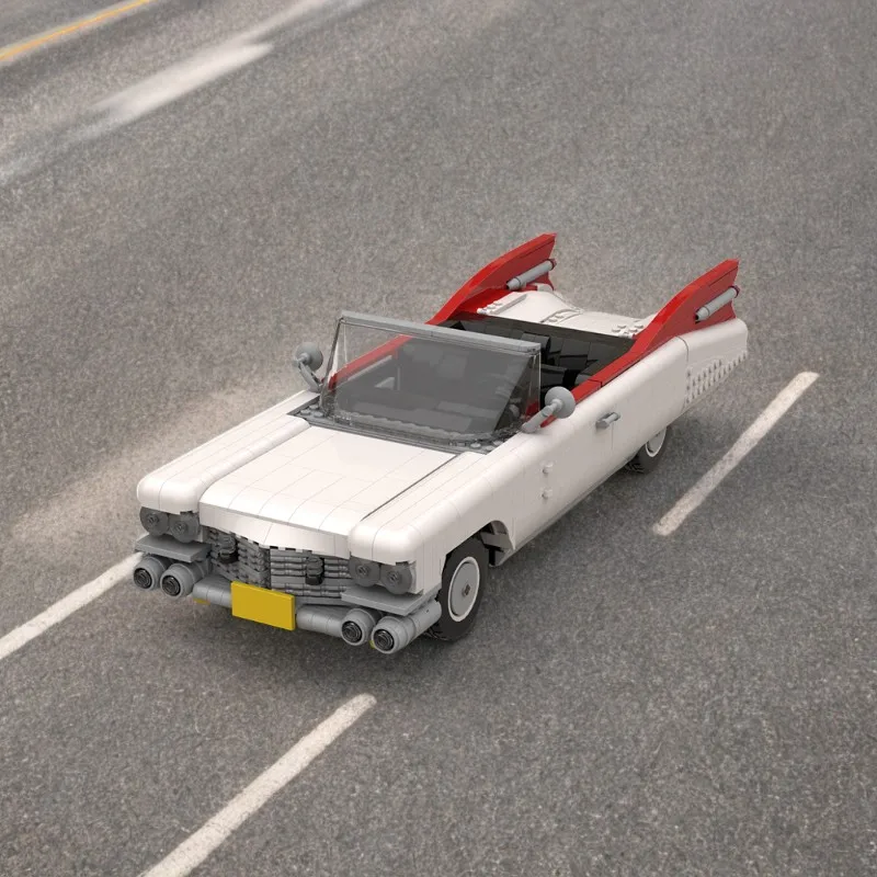 

1592PCS Convertible Cruiser (1959) Building Blocks MOC Creative DIY Educational Toy for Children Birthday Gift Building Blocks