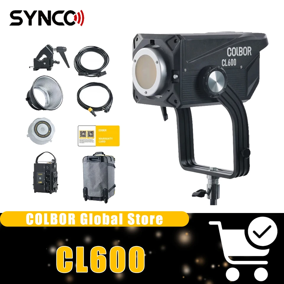 

COLBOR CL600 600 Вт двухцветный видеосвет 2700K-6500K заполняющий свет для фотосъемки управление через приложение для уличной студии прямая трансляция