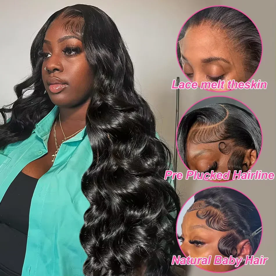 Cur Wig Body Wave Lace Front 100% Human Hair Wigs Glueless Pre-Cut Curly Human Hair Ready To Wear Go 5x5 6x4 Lace Closure Wig