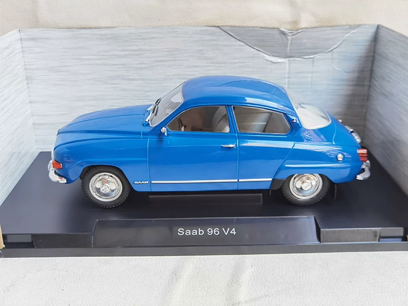 1:18 Scale SAAB 96 V4 Classic Car Simulation Alloy Car Model Diecast Toy Collectible Ornaments