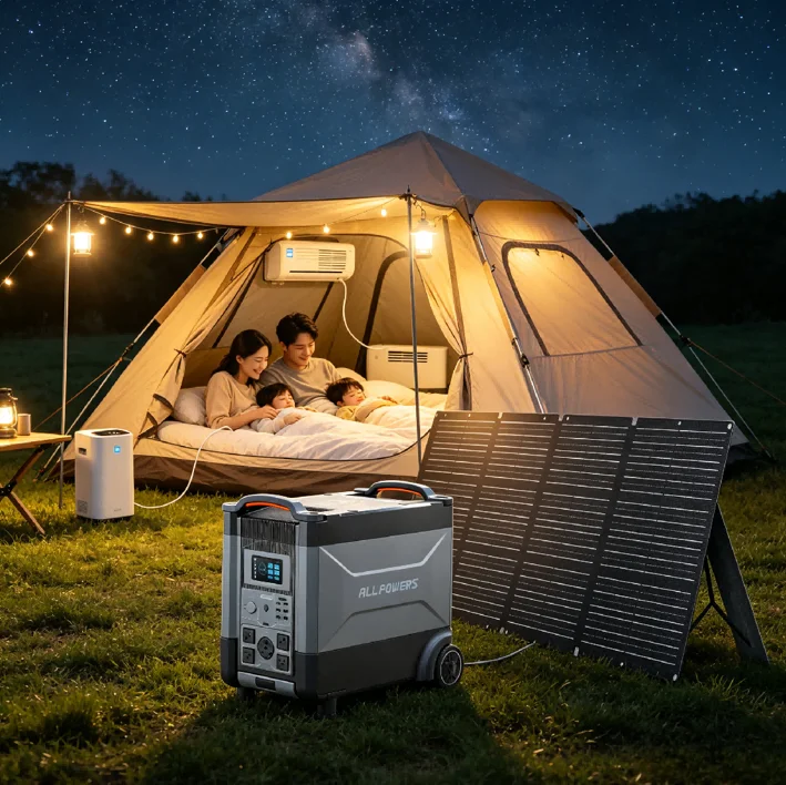 APR4000 3456Wh LiFePO4 Portable Power Station UPS Stackable IP65