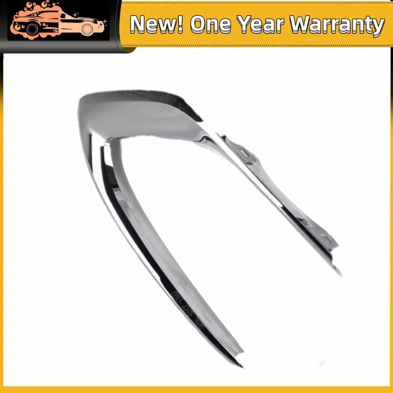 

For Peugeot 5008 2017-2021 Car Front Bumper Fog Light Lamp Frame Cover Foglight Foglamp Chrome Trim Cap Hood Lid Bezel