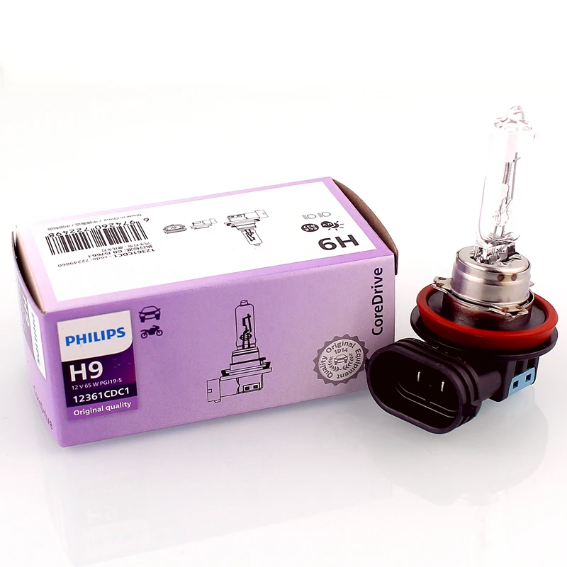 Image of Philips H9 12V 65W PGJ19-5 Standard Auto-Scheinwerferlampe Original Halogenlampe ECE-Zulassung OEM-Qualität 12361CDC1