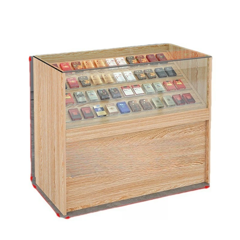 

Cigarette cabinet checkout page integrated, convenience store, display cabinet, combination, glass
