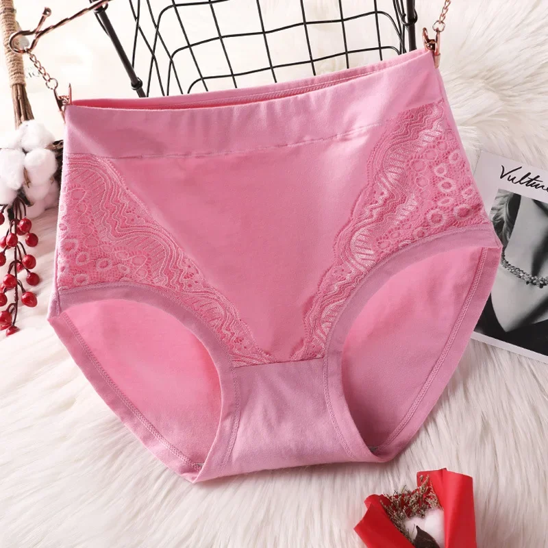 6XL frauen Unterwäsche Plus Größe Höschen Baumwolle SlipsWeibliche Dessous Spitze Unterhosen Dessous frauen höschen soiсы80)