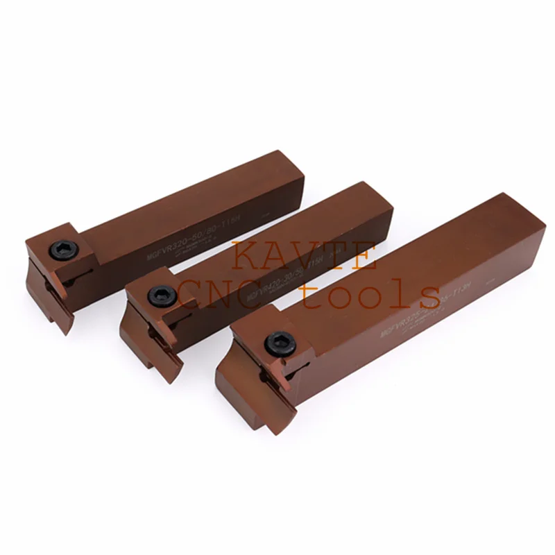 قاطع أخدود الوجه على شكل 7 من HOT MGFVR320/MGFVR325 نطاق معالجة مزدوج الرأس 24-400 أداة تشقيب كربيد MGMN300